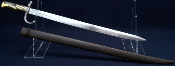 French 1870 Defense Nationale Bayonet for the Remington Rolling Block, Repurposed M1831 Blade 2